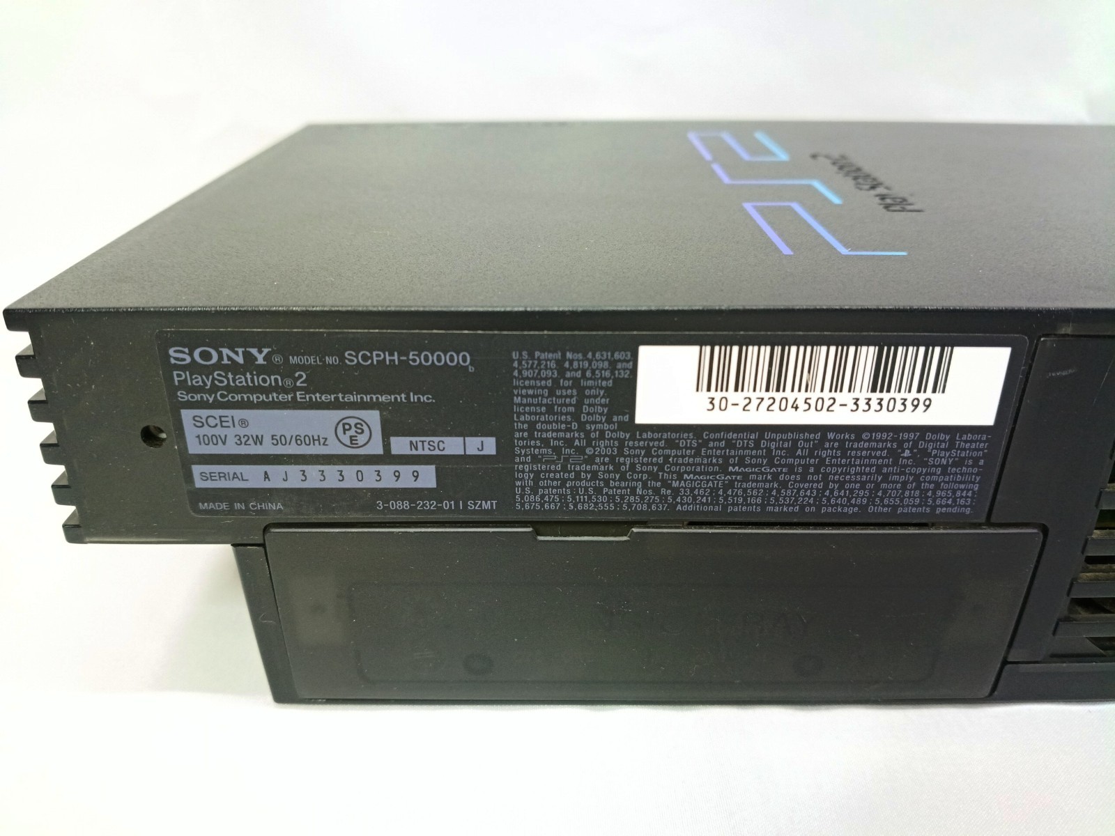 PS2 Midnight Black Console Memory set Skeleton Boxed CIB NTSC-J Japan Tested