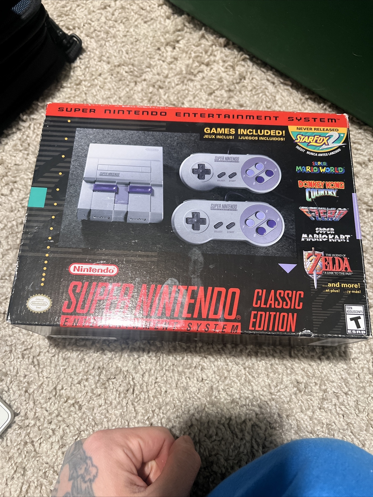 SNES 2400166 Home Console – Gray