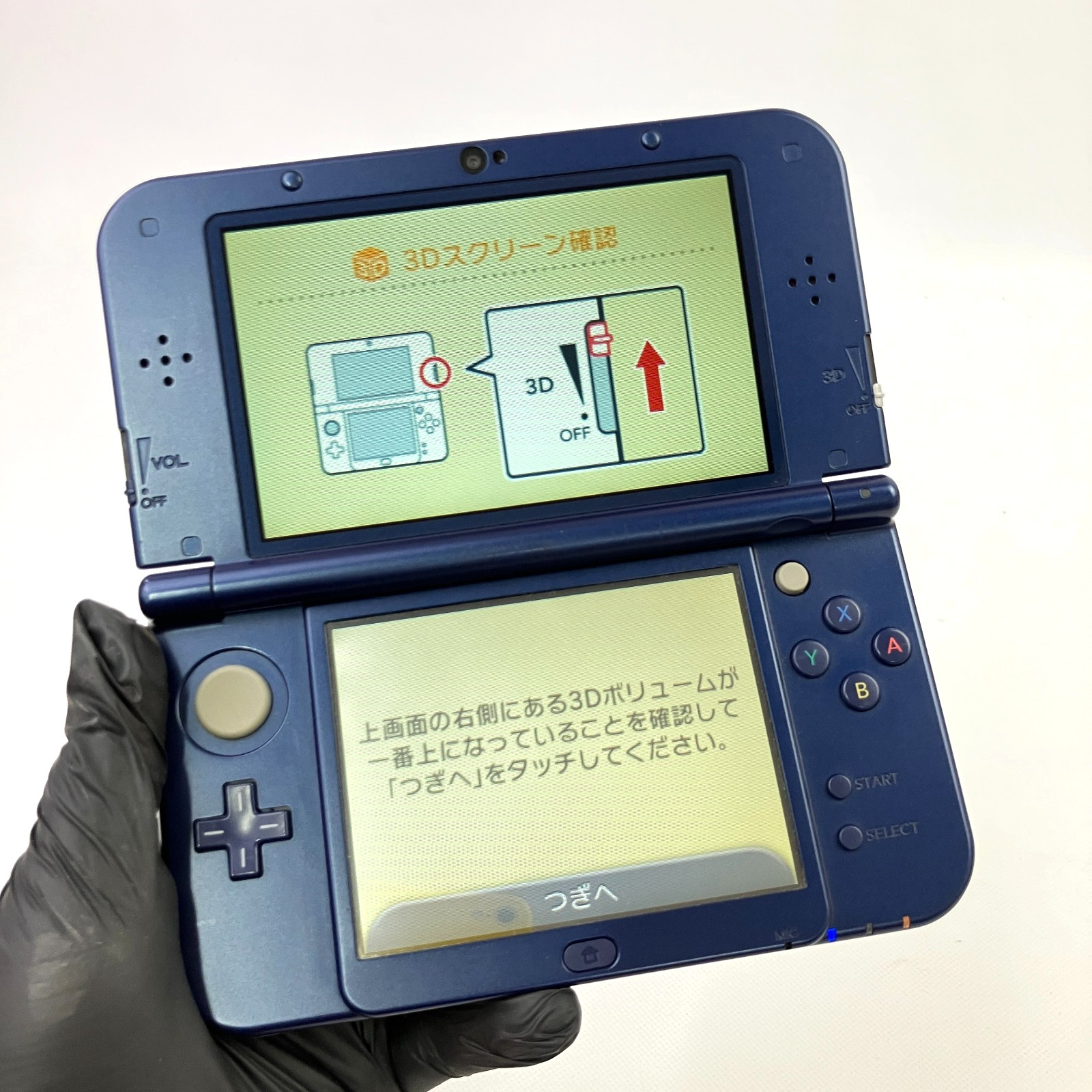 TOP IPS Nintendo new 3DS LL XL Metallic Blue Console Region Locked Japanese Only