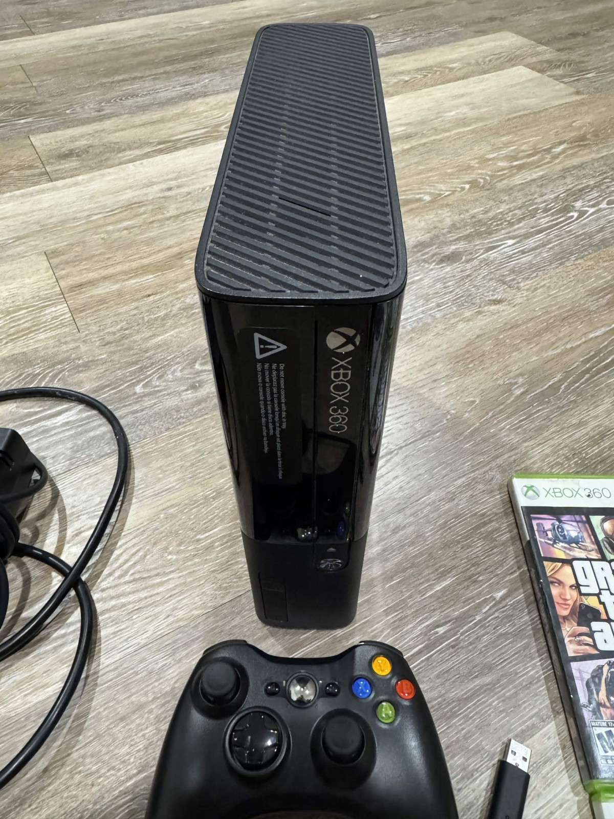 Microsoft Xbox 360 E 250GB Video Game Console With Controller And Games