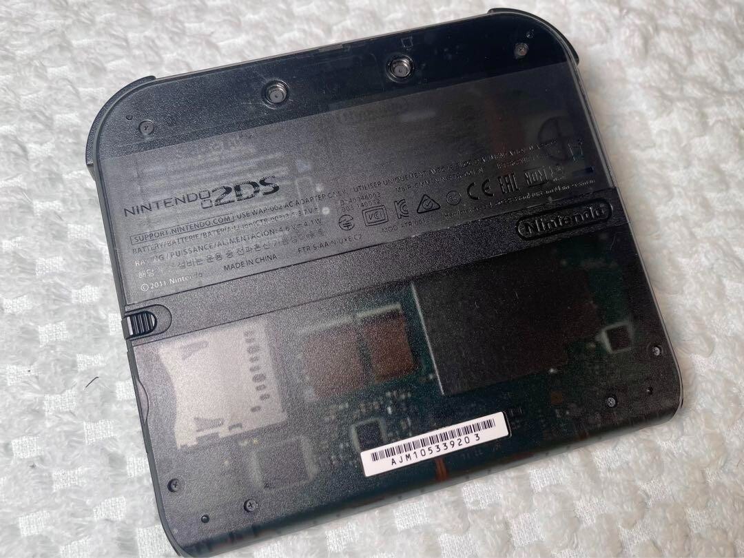 Nintendo 2DS Black Console Stylus Working Tested Japanese ver