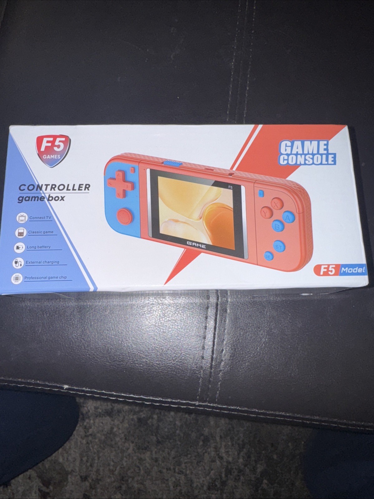 F5 Games Controller Game Box Game Console 620 Games With Rechargeable Batteries