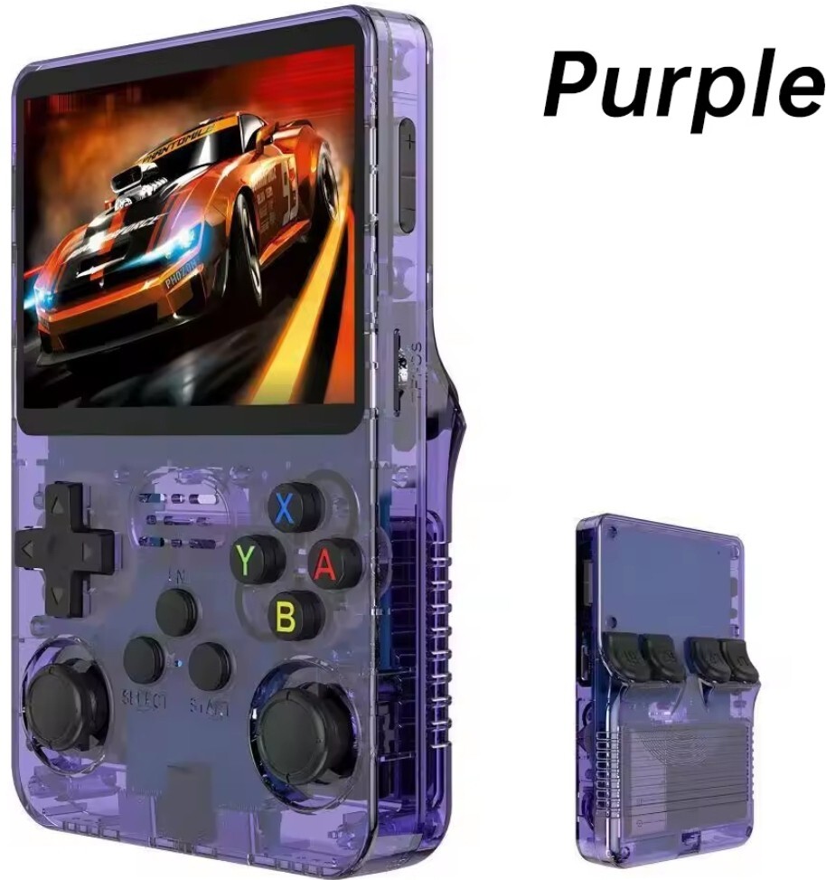 NEW R36S PLUS RETRO HANDHELD BUNDLE WITH CARRYING CASE!