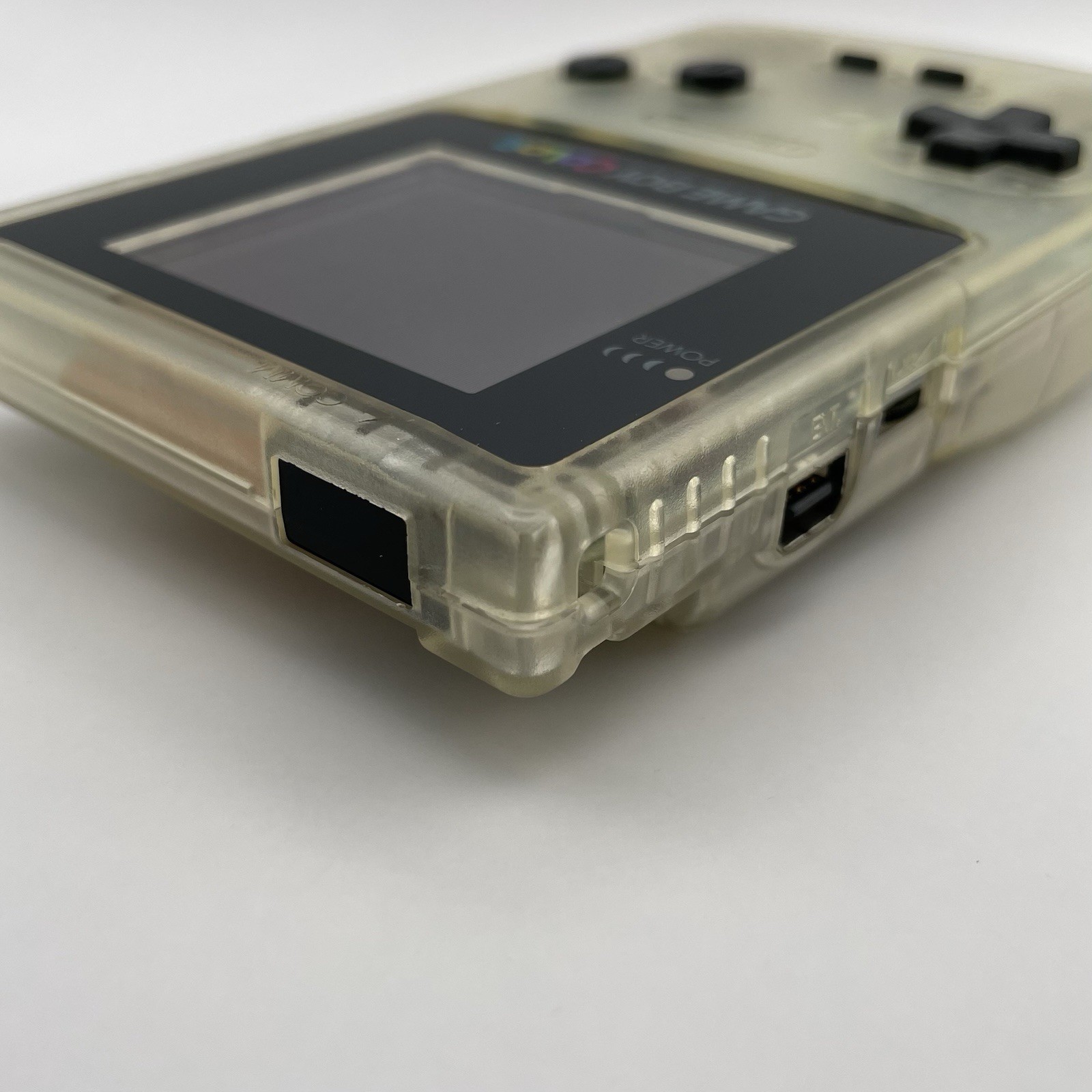 Nintendo Game Boy Color Clear Console Tested New Speaker CGB-001 Authentic Japan