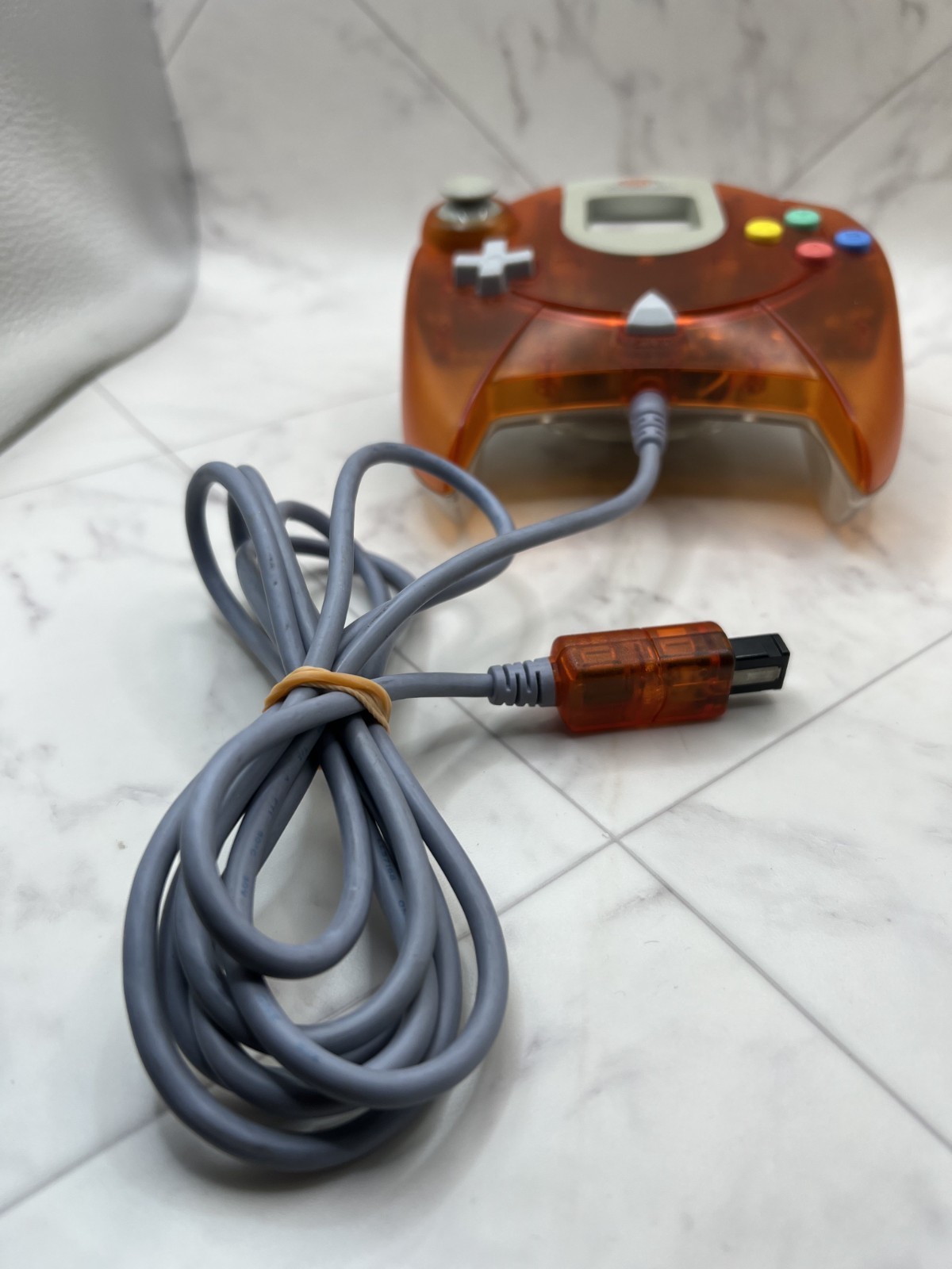 Sega Dreamcast Clear Orange Skeleton Console VA0 Japan – New Battery & Fuse – JP