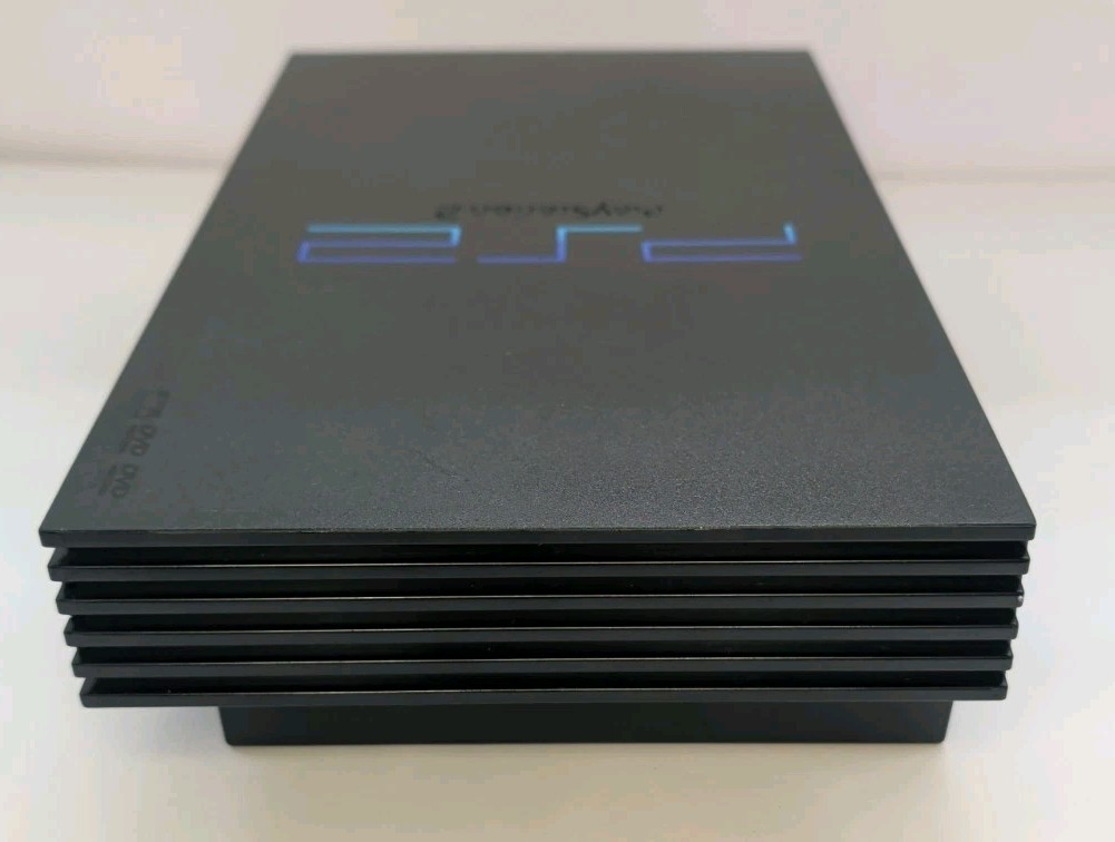 Sony PlayStation 2 PS2 Fat Console with OEM Cords + Controllers