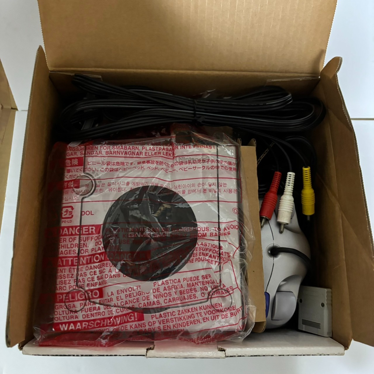 Nintendo Gamecube Console + controller + memory + cable DOL-001 NTSC-J w/Box