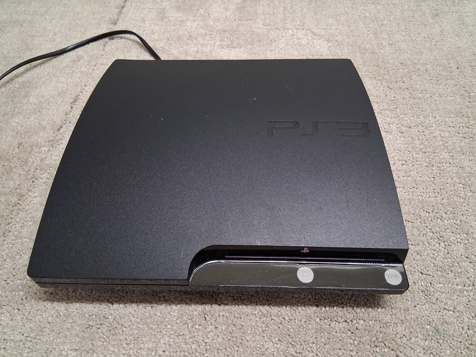 SONY PLAYSTATION 3 Slim Turns On CECH-2501A Black Not Tested