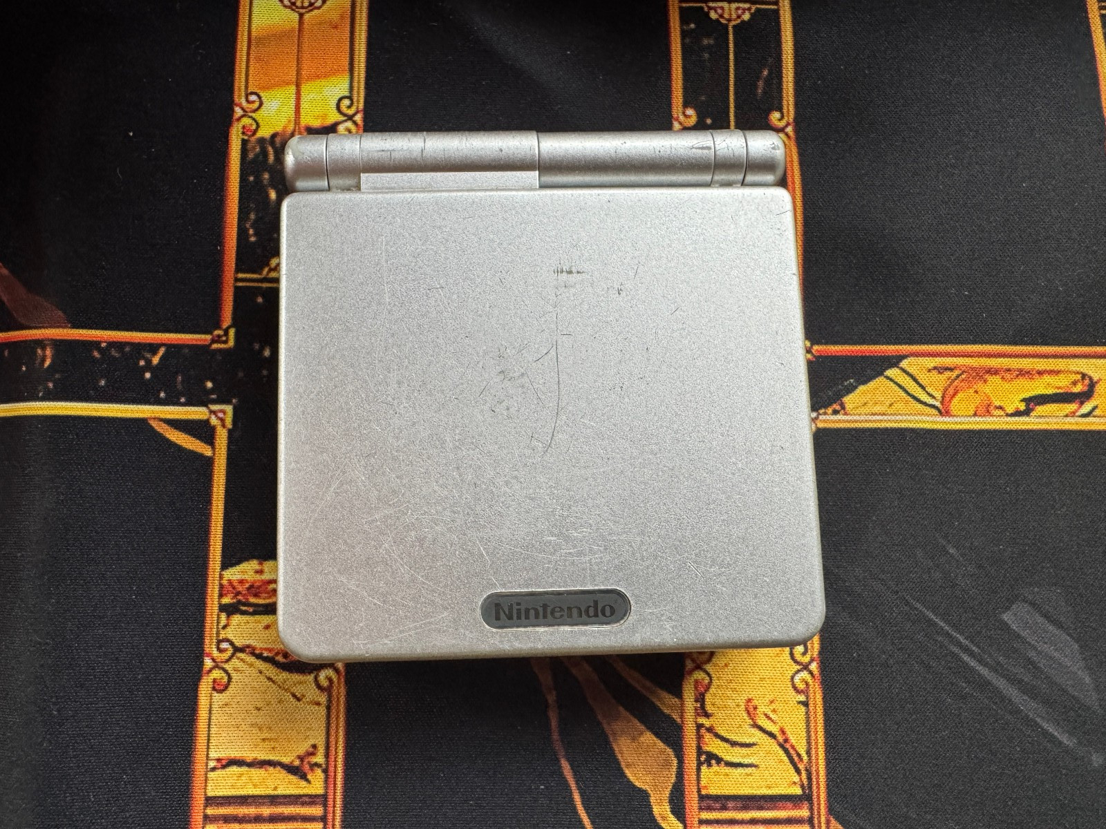 Nintendo Game Boy Advance SP – Graphite Grey – With Charger + Fresh Battery
