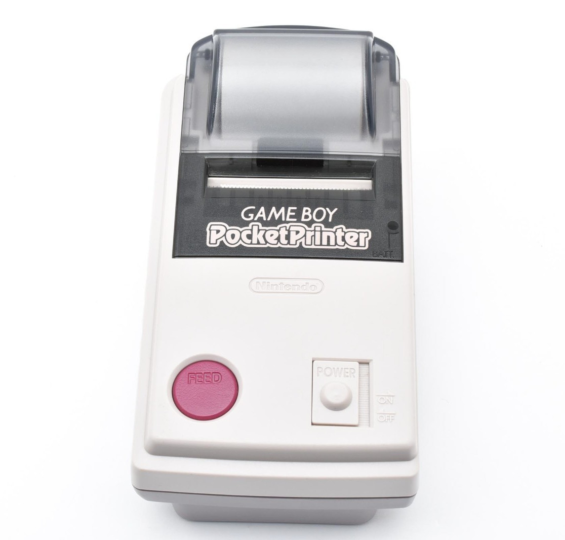 Nintendo Game Boy Pocket Printer Pocket Camera Yellow w/Cable gameboy Good Japan