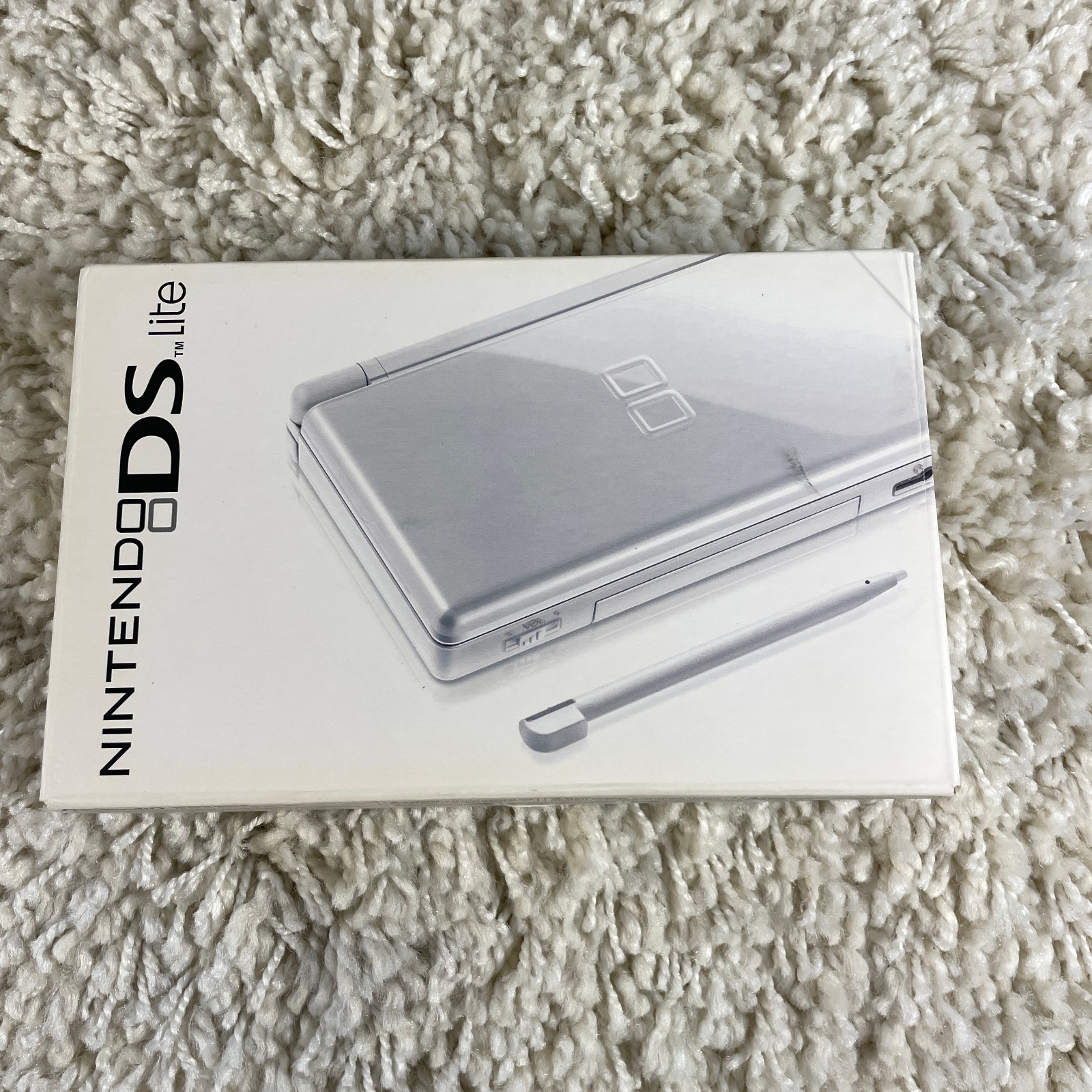 Nintendo DS Lite Polar White Handheld System USG-001 in Box Tested