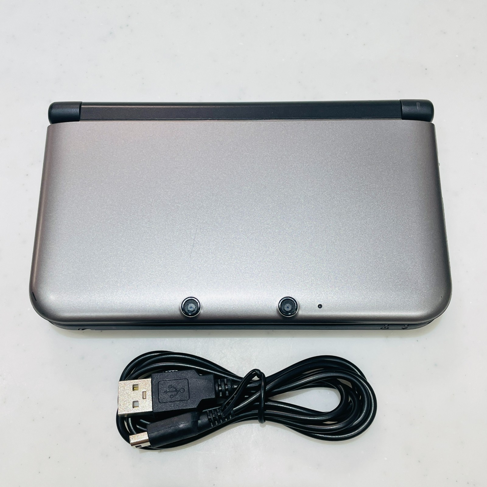Nintendo 3DS LL XL Silver Black Console Region Free English Menu Select SD Card