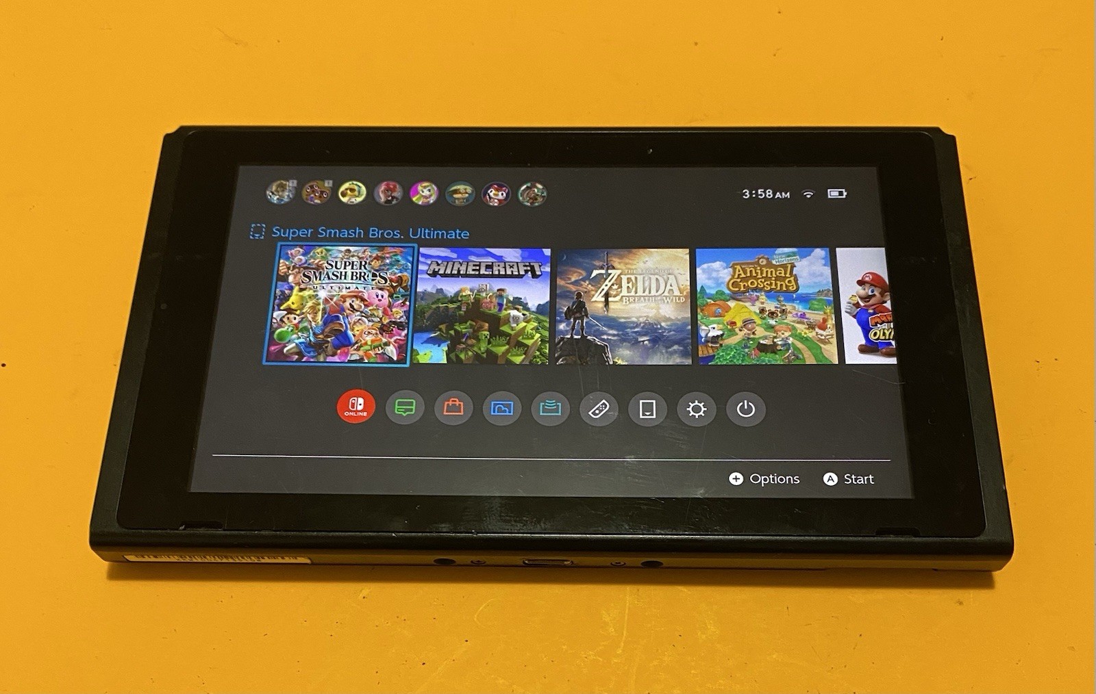 Nintendo Switch Handheld Console Gray Joy-Cons HAC-001 32 GB Working READ