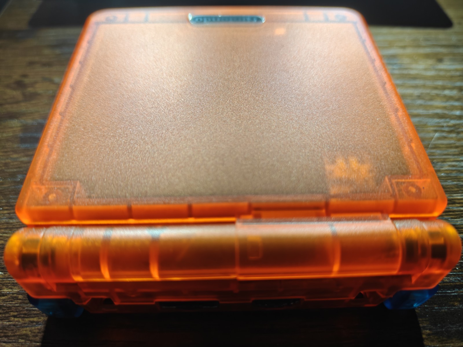 Nintendo Game Boy Advance SP AGS 001 Clear *Clear Orange* Very Clean GBA SP*