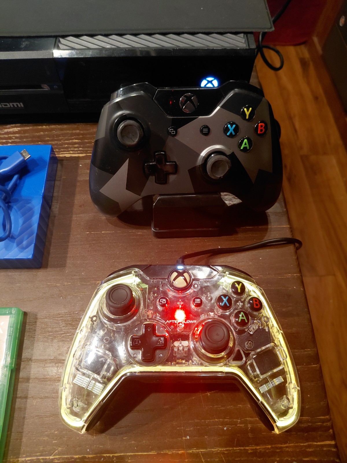 Xbox One Bundle with Portable Computer Monitor Used Tested Works Great