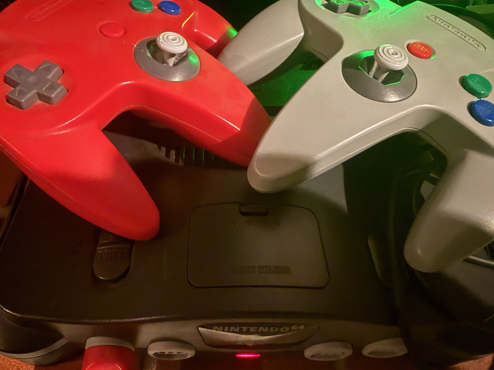 Nintendo 64 Console Bundle 2 Controllers 2 Rumble Packs 8 Games Tested Works N64