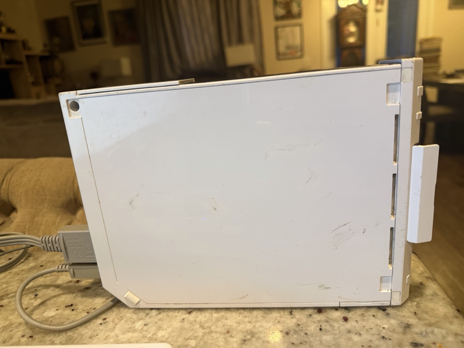 Nintendo Wii Console Witch 1 Control and Originals Cords Tested READ DESCRIPTION
