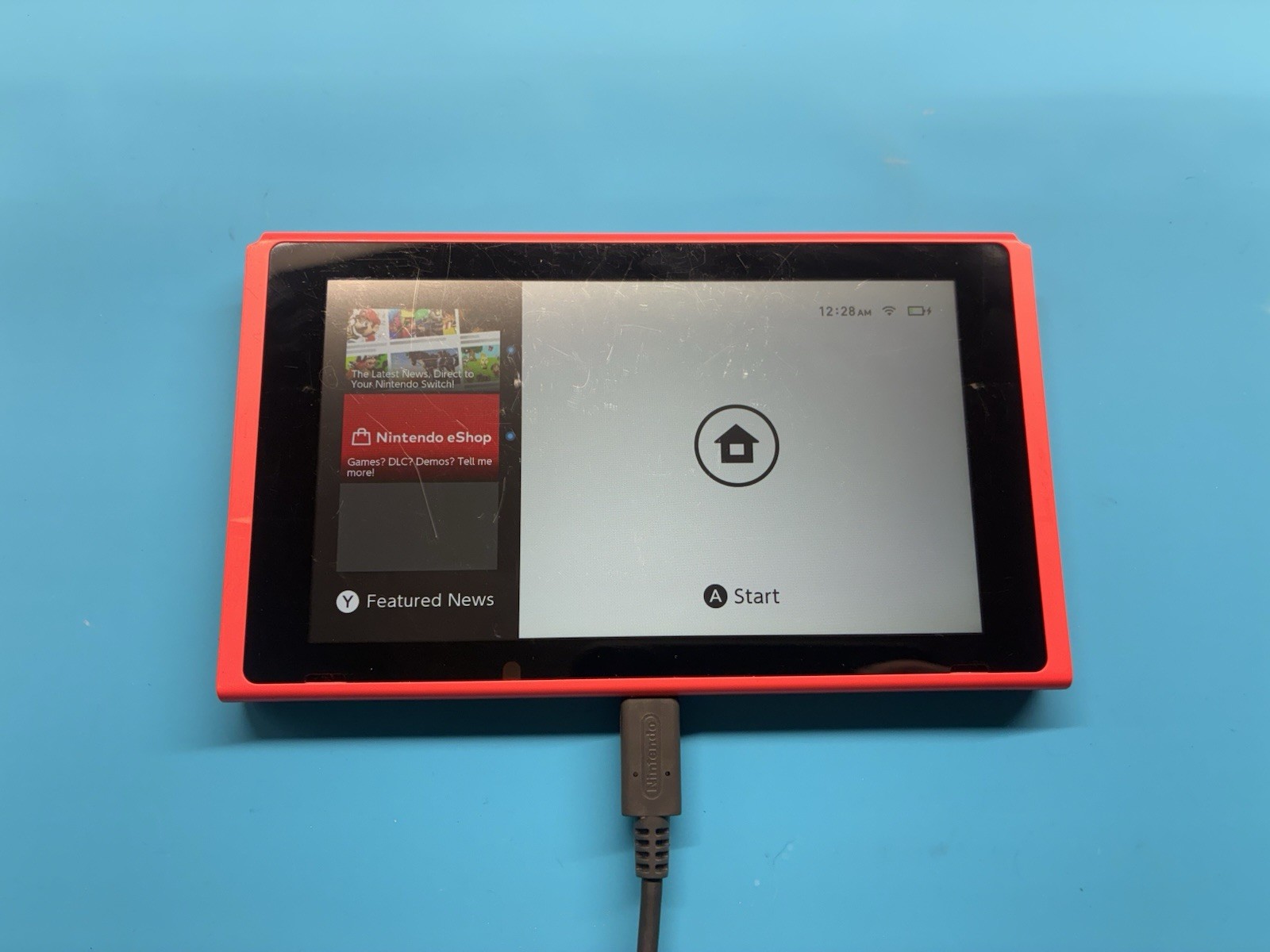 Nintendo Switch V2 Mario Red Console Only – TESTED & WORKING