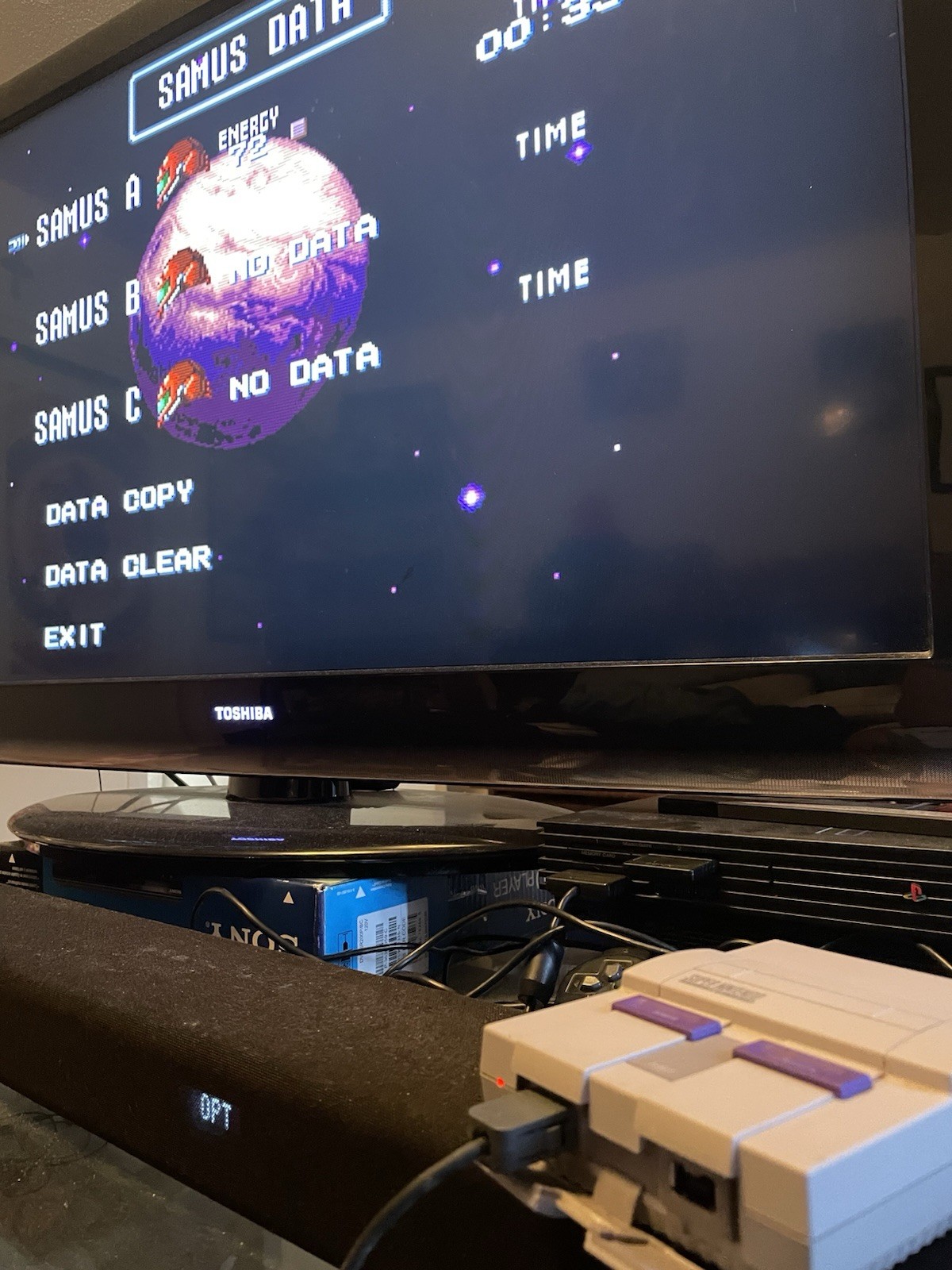 Nintendo Super NES Control Deck CLV-201 Console – 2 Controllers