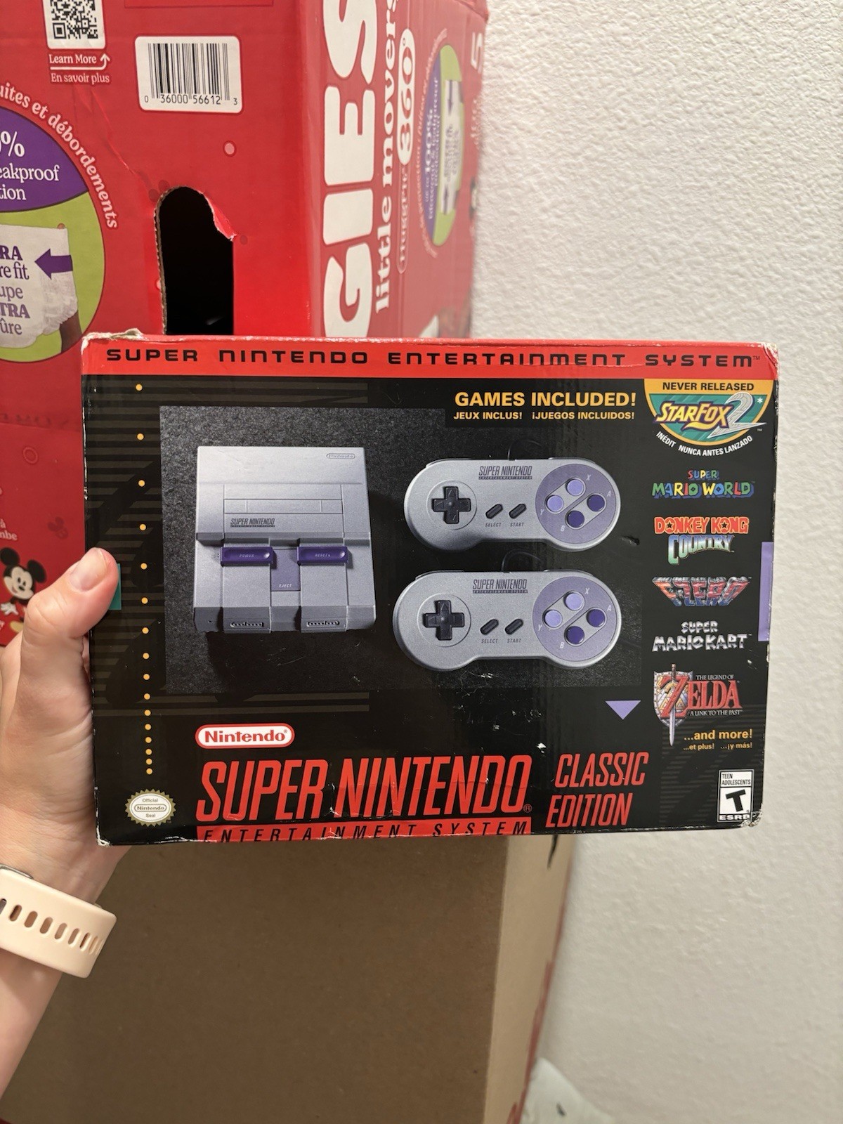 Super Nintendo Entertainment System -SNES- Classic Edition – Over 20 Games! New!