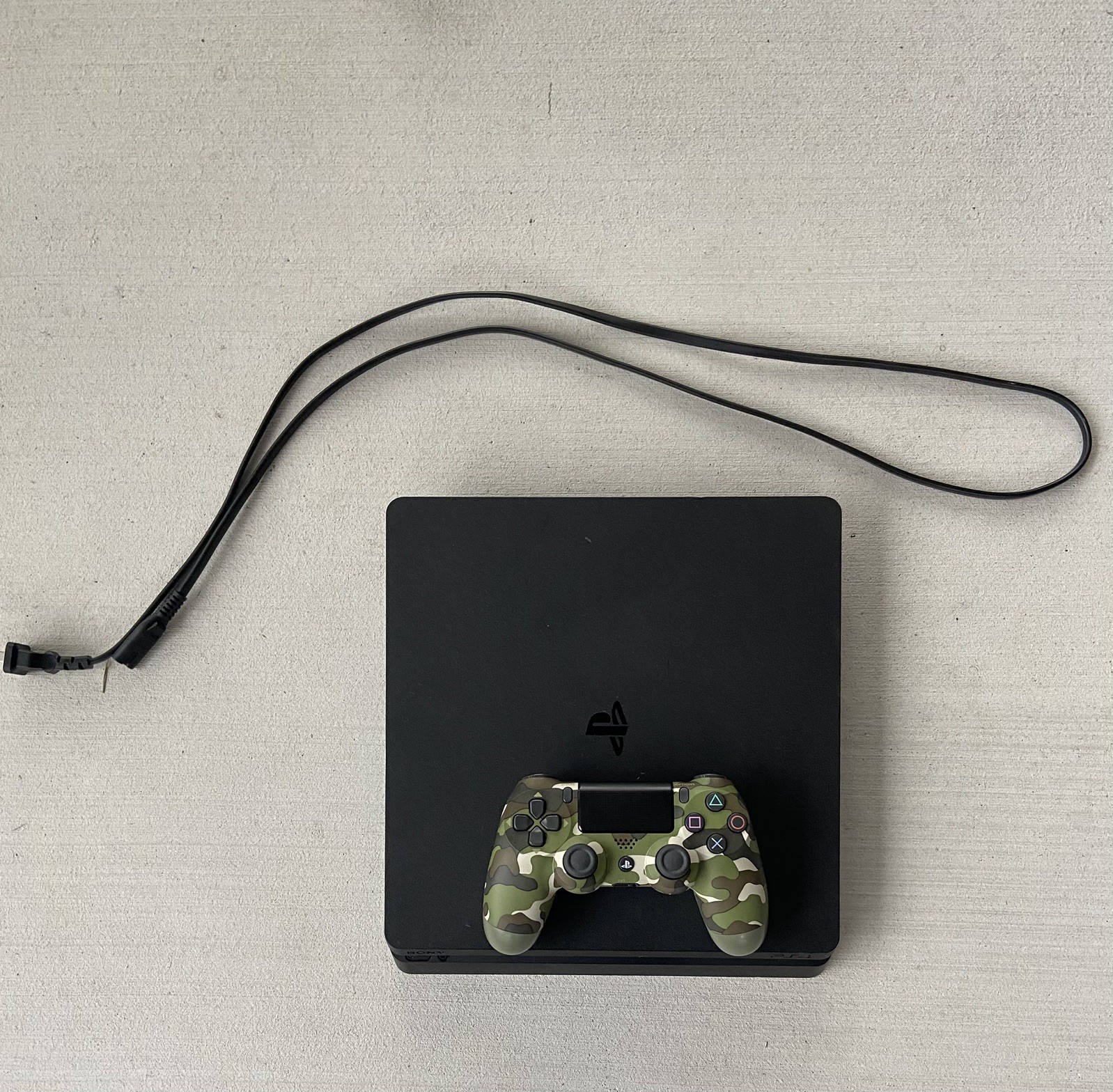 Sony PlayStation 4 Slim 500GB Gaming Console with Controller – Black 236902