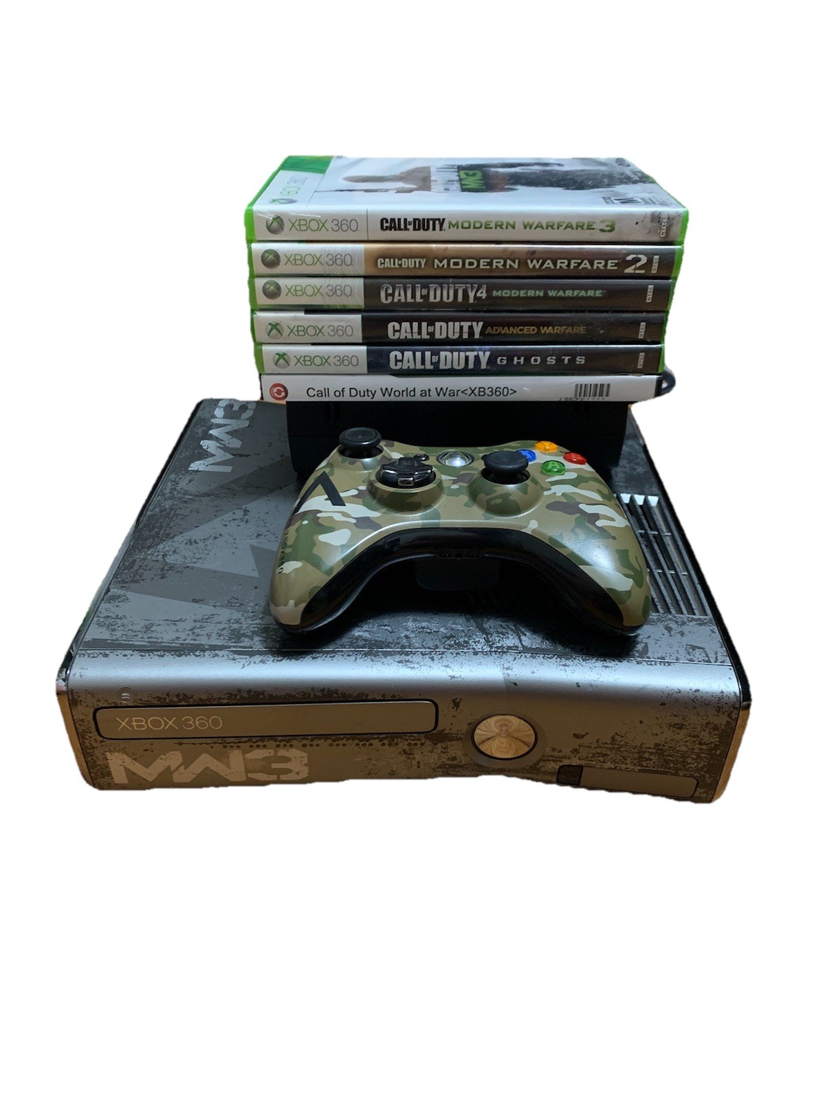 Xbox 360 320GB MW3 Modern Warfare 3 Edition Console w Controller & 89 Games