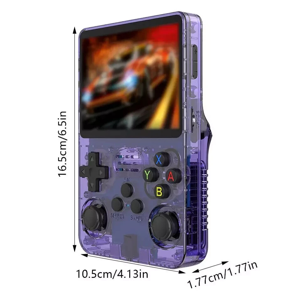 Handheld Game Console Retro Style Built-in 15000+ Games 64GB Fast Charge