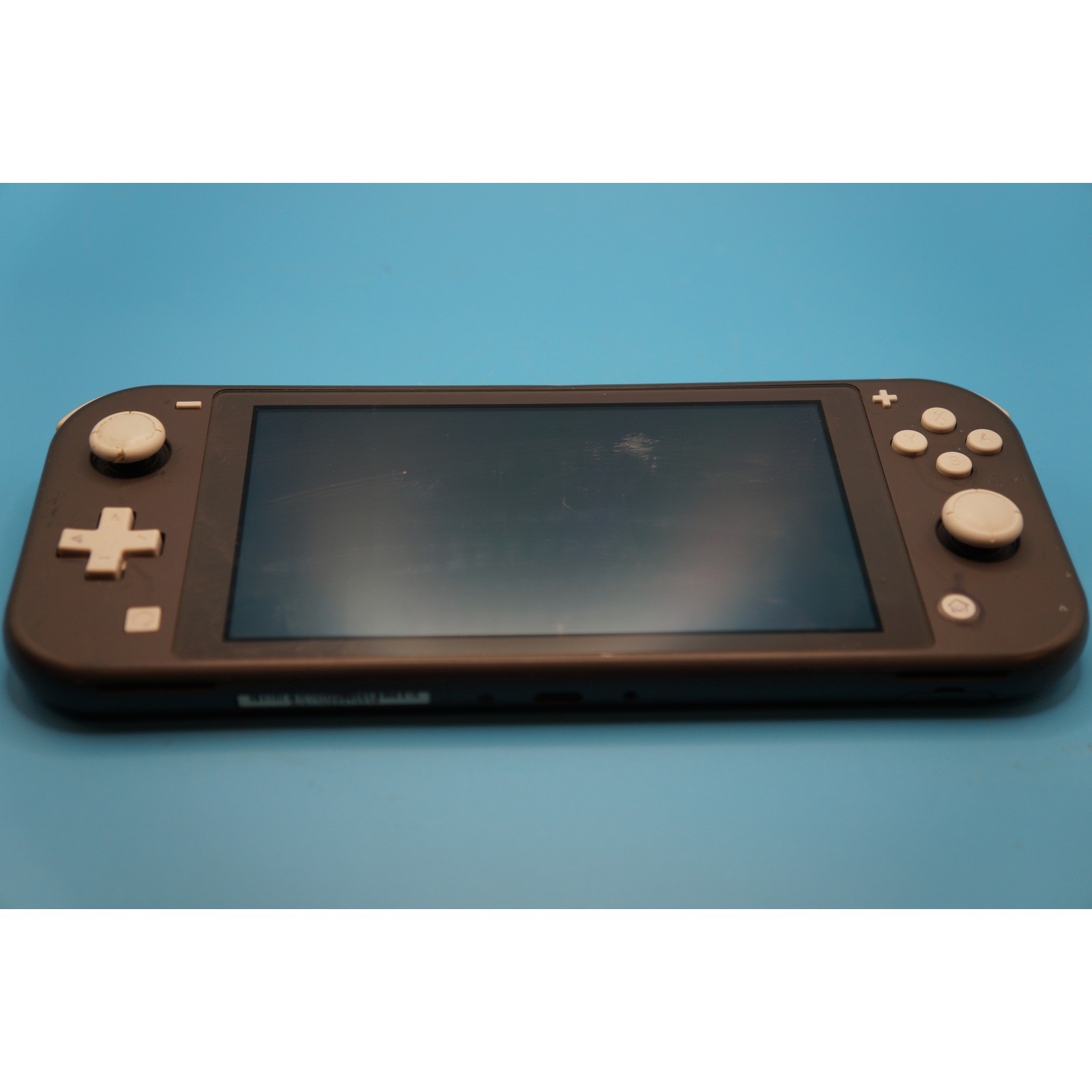 Nintendo Switch Lite Gray Model HDH-001 Broken Screen For Parts or Repair