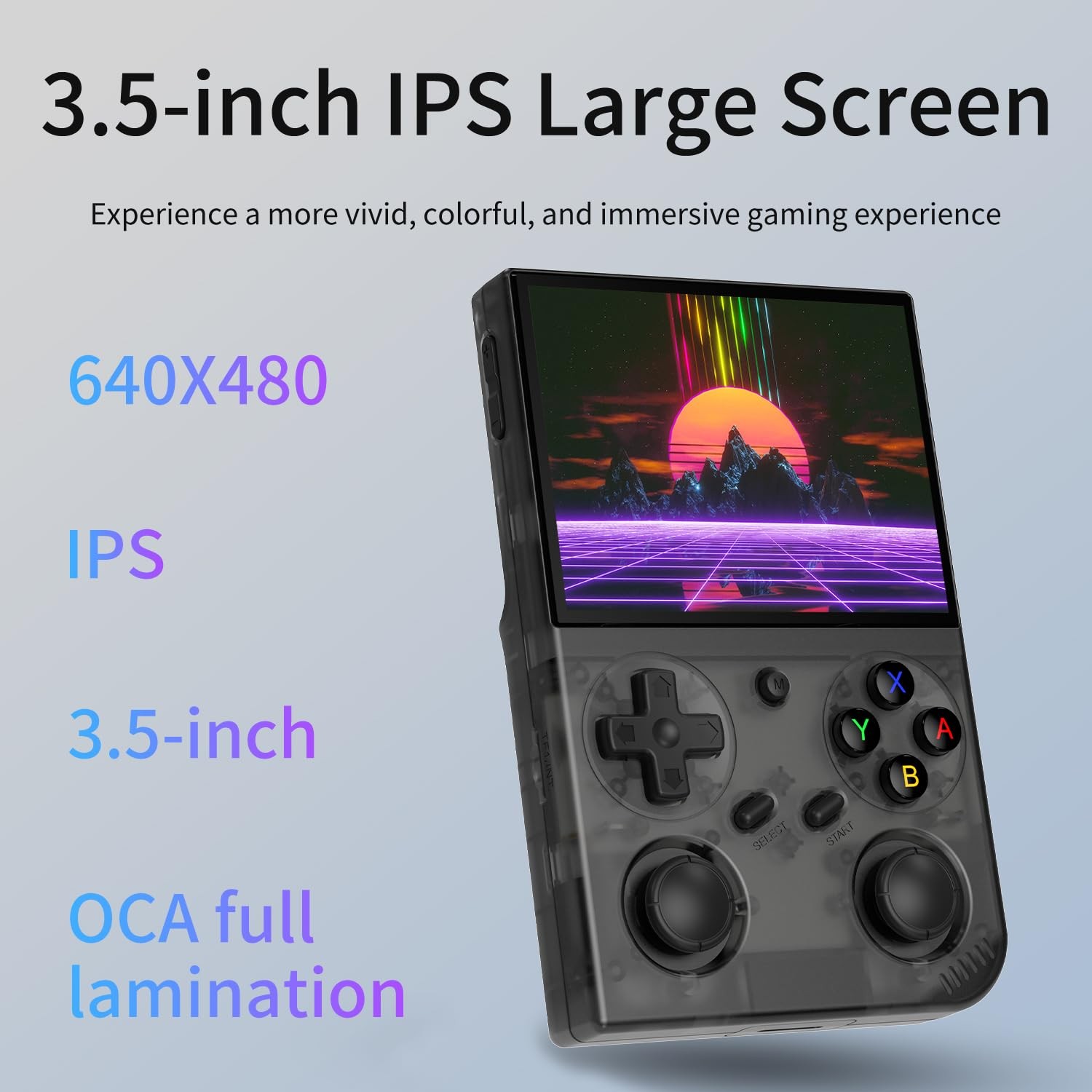 G350 Handheld Game Console , Preload 4371 Games 3.5 Inch IPS Screen 3200 mAh …