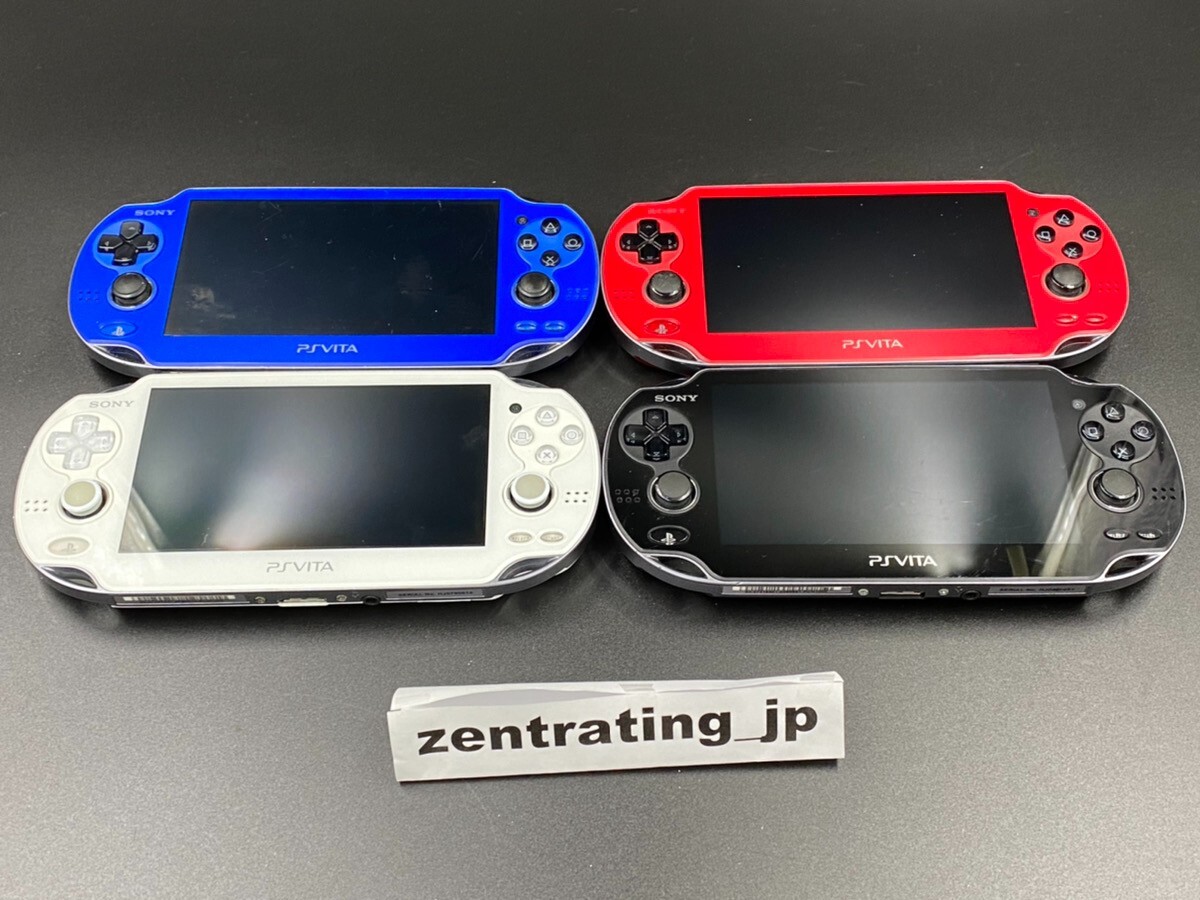 PS Vita PCH-1000 Sony Playstation Console Only Chargers Colors 3Rank