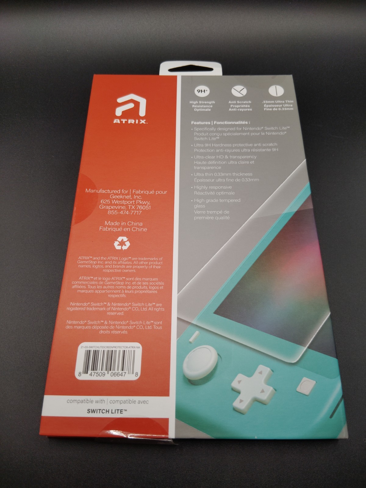 Nintendo Switch Lite Gaming Console – Turquoise (HDH-001) With accessories