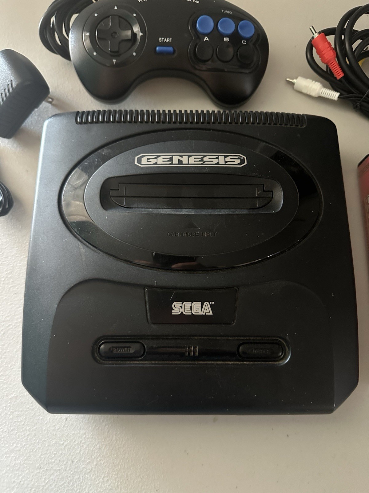 SEGA GENESIS Model 2 Console Tested Working Controller And Game Included!