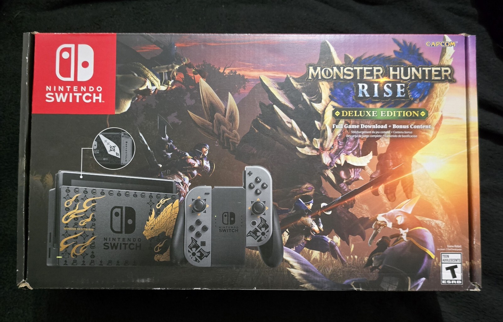 Nintendo Switch Monster Hunter Rise Deluxe Edition Console