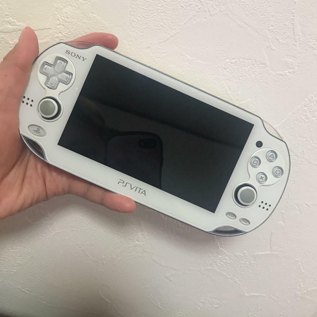 Sony PSVITA Crystal White 3G / Wi-Fi Model PCH-1100 AB02 from jAPAN