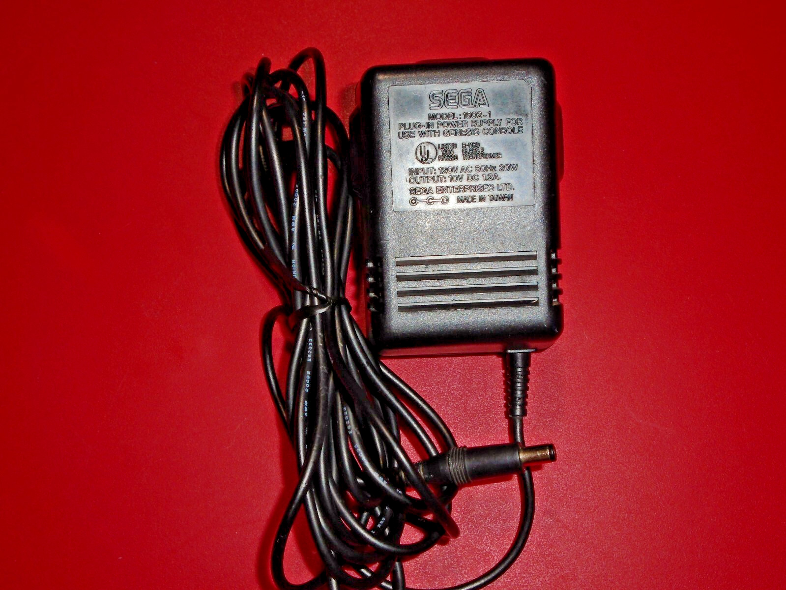Sega Genesis Model 1 (1601) Bundle Power Base Converter (1620) AC RF Controller+