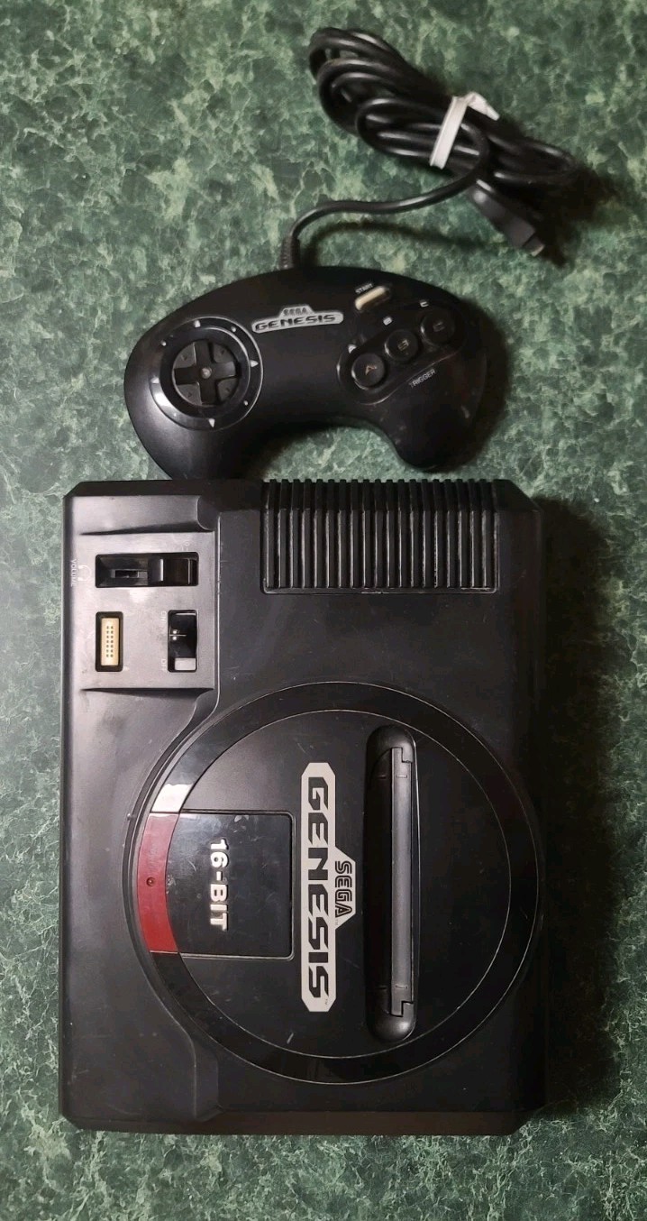 Sega Genesis 16 Bit Console Set Original Controller No Power AV Cable NBA 95′