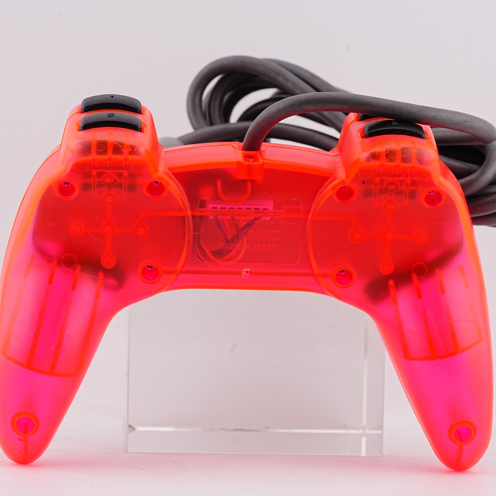 HORI PlayStation (PS1) HoriPad 2 Clear Pink Red
