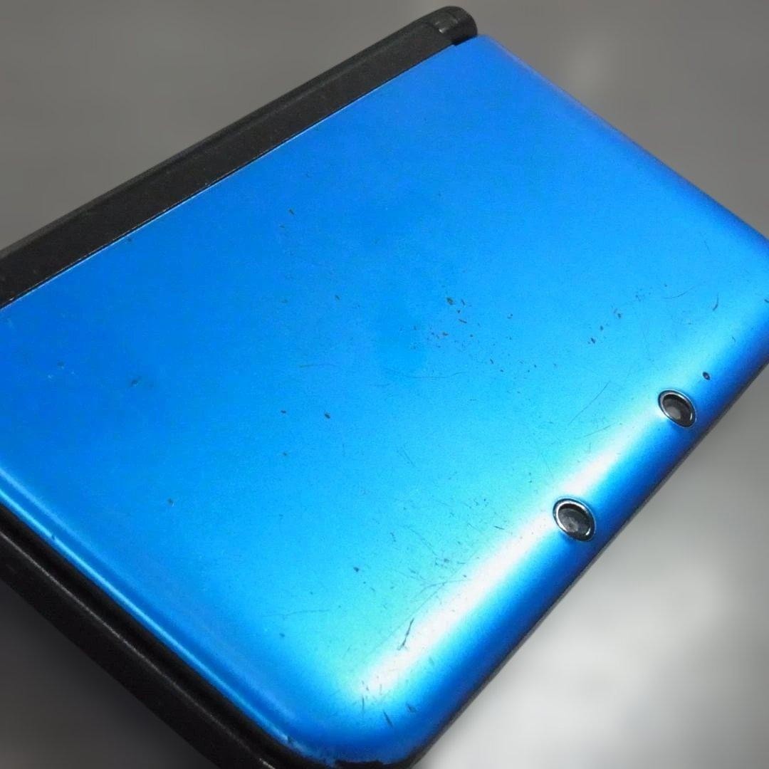3DS/2DS/DS Reasonable Item Nintendo 3Ds Ll Blue Black Main Unit Works Ok T Japan