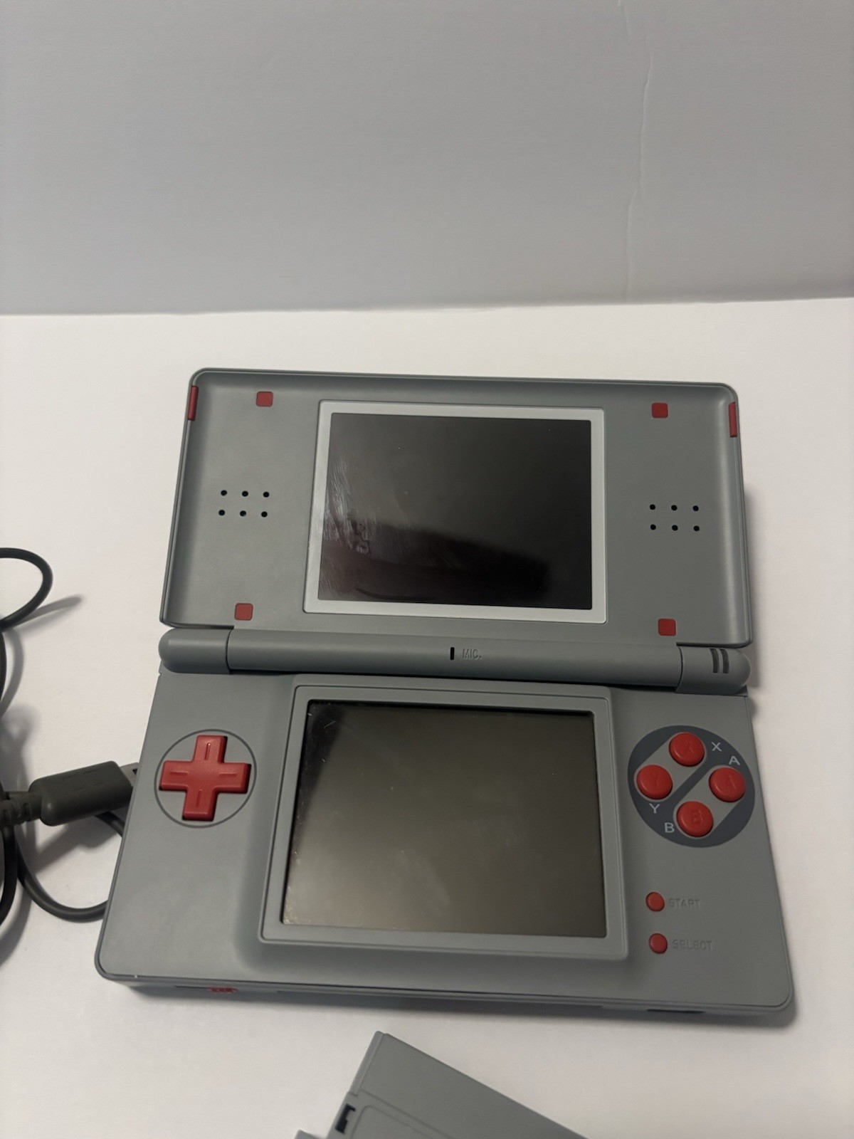 Ds Lite SNES Reshell With Ruby, Charger, Screwdrivers And Extra Buttons