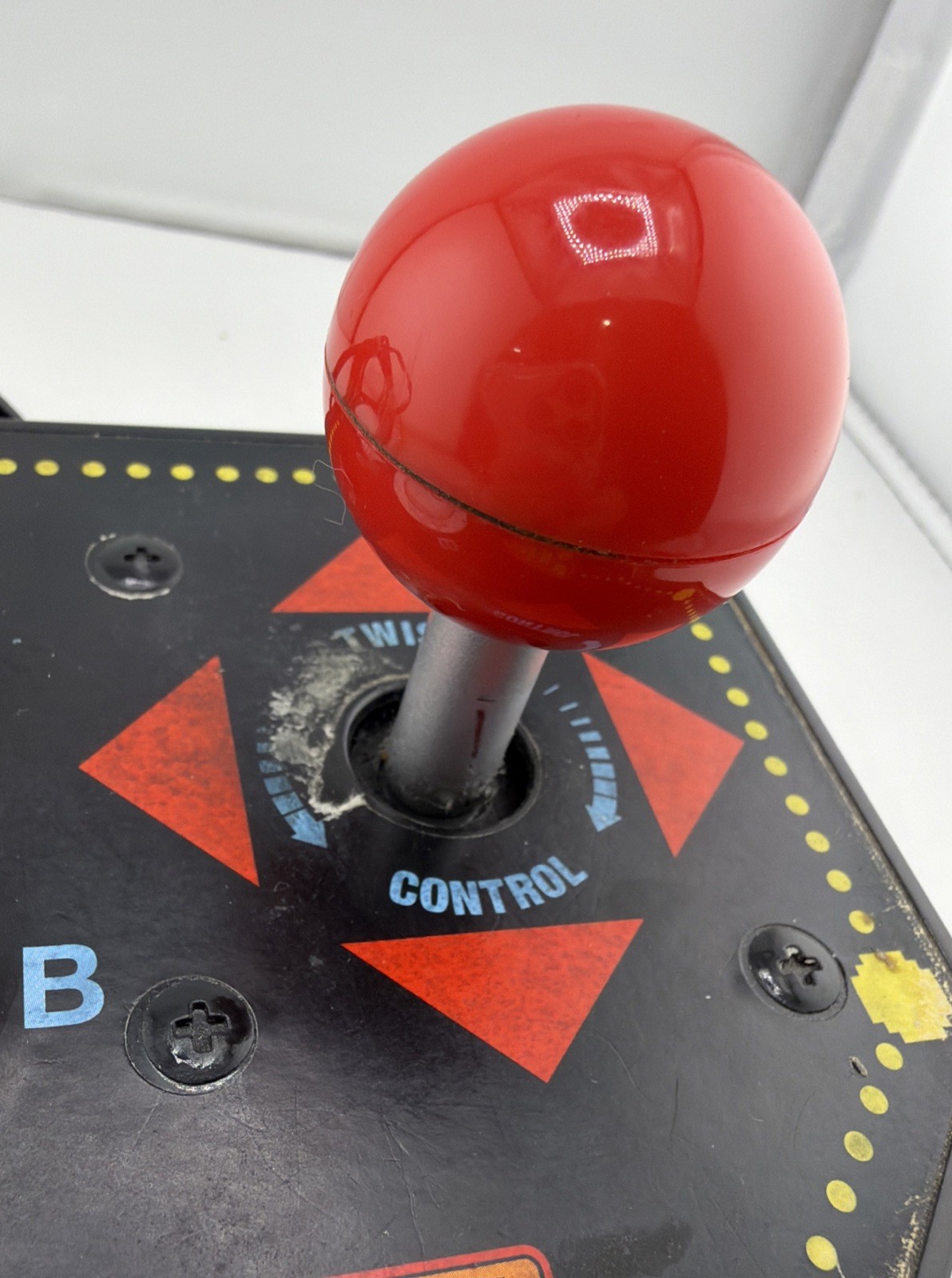 Namco Pac-Man Jakks Pacific Plug & Play TV Game Joystick RCA Tested.