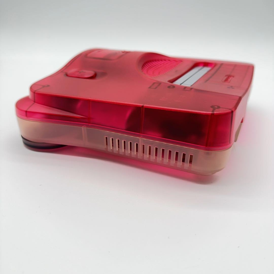 Nintendo 64 N64 Game Console System Clear Red Tested w/box mint