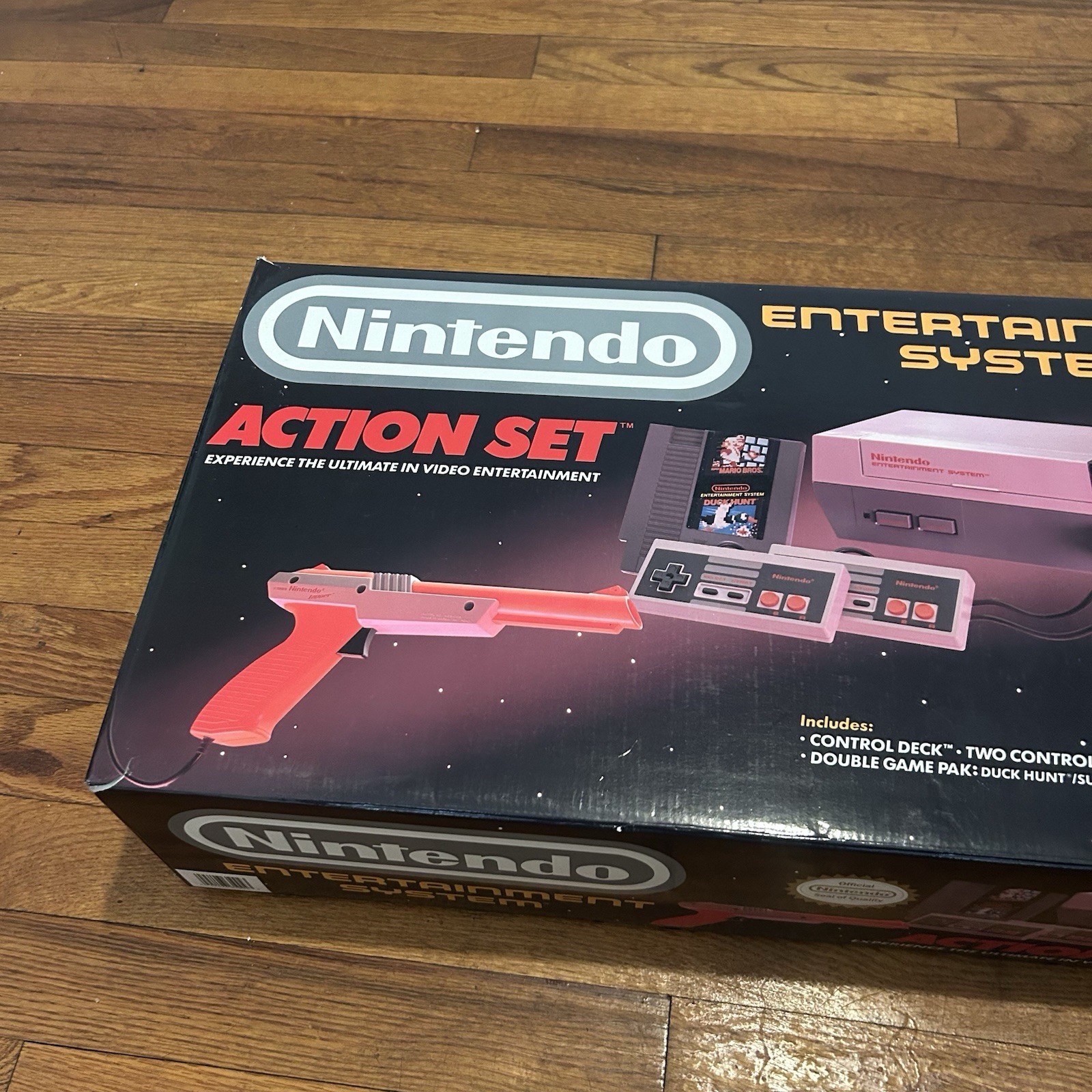 Nintendo NES Console Action Set Complete CIB Mario Duck Hunt – AMAZING Condition