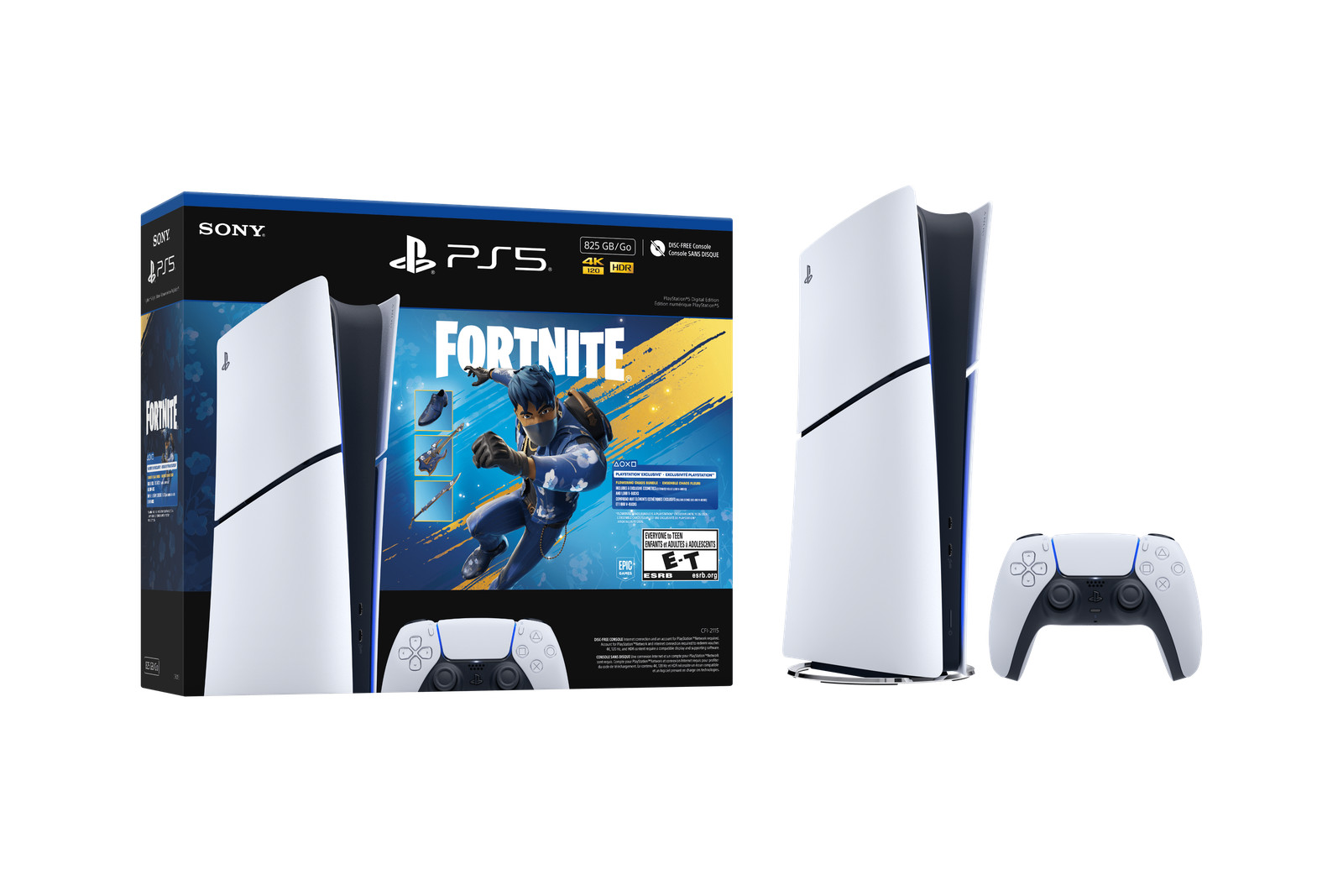 PlayStation CFI-2100 PlayStation 5 Digital Edition 825GB – Fortnite Flowering