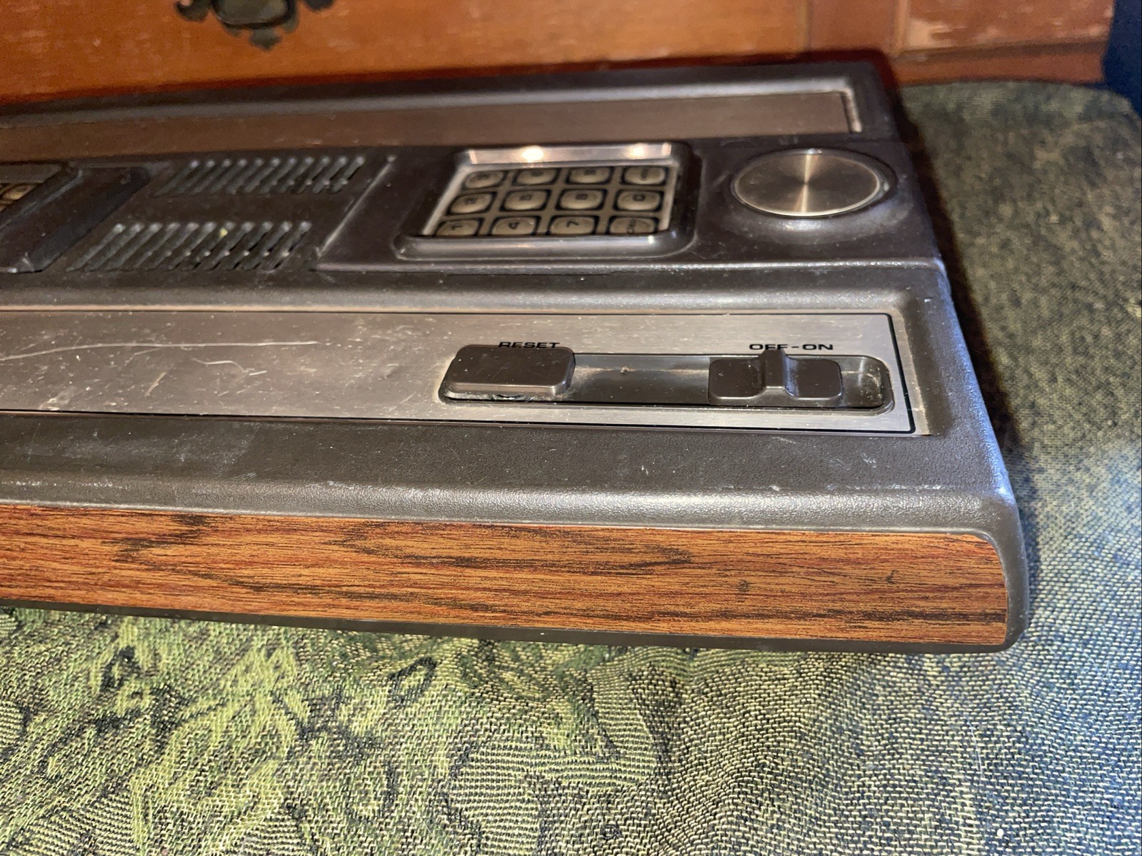 Vintage Intellivision Console Only Tested 2609 Brown & Gold Mattel Electronics