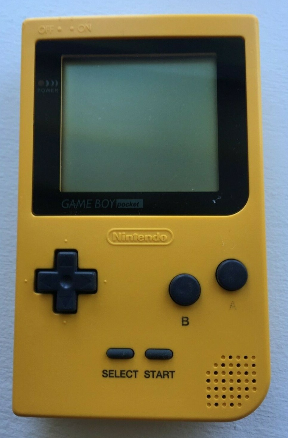 Nintendo Game Boy Pocket MGB-001 – Yellow – 100% OEM – Working – Needs LCD