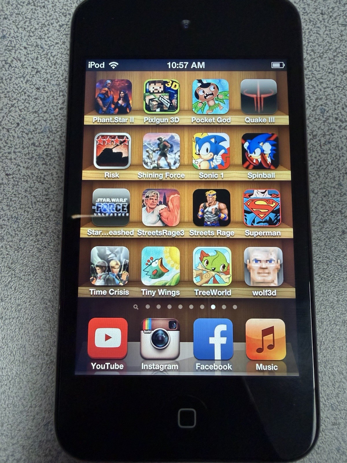 128 Games iPod touch 4th 8GB COD Voltron Contra Rare Retro IOS Nostalgic