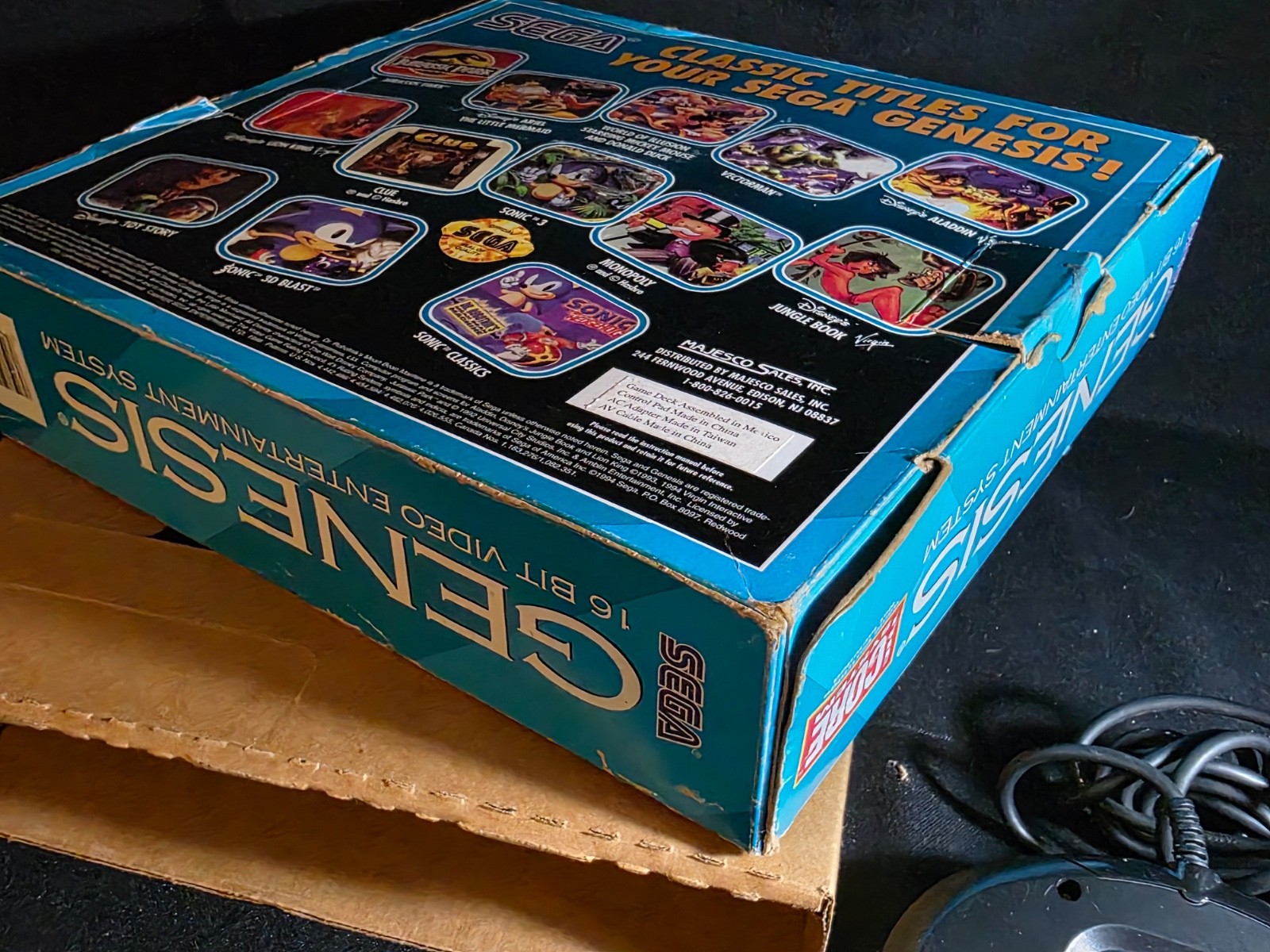 Sega Genesis III Model 3 Console Core System Complete In Box CIB MK-1461