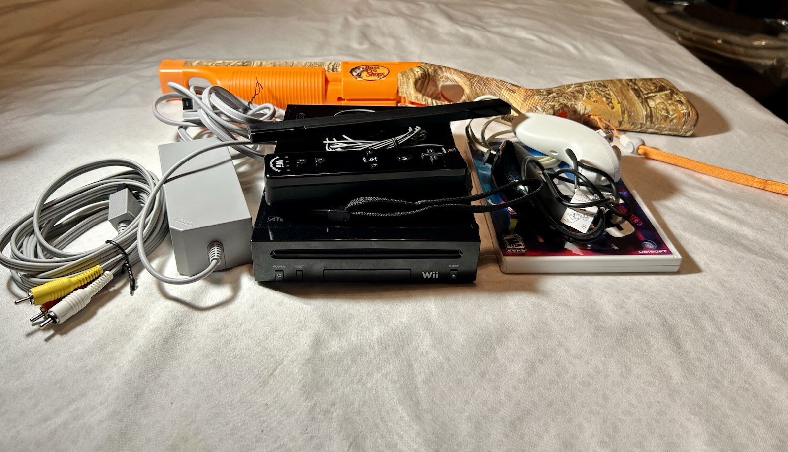 Nintendo Wii Family Edition Bundle, Black Console With Multiple Accessories