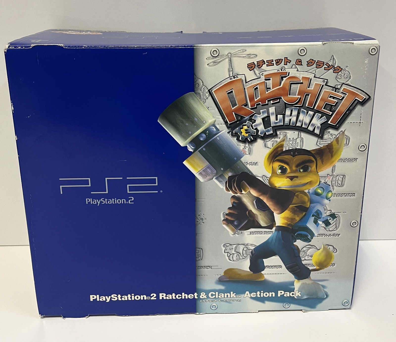 PLAYSTATION 2 LIMITED RATCHET & CLANK PACK CONSOLE SCPH 39000 RC JAPAN 2001