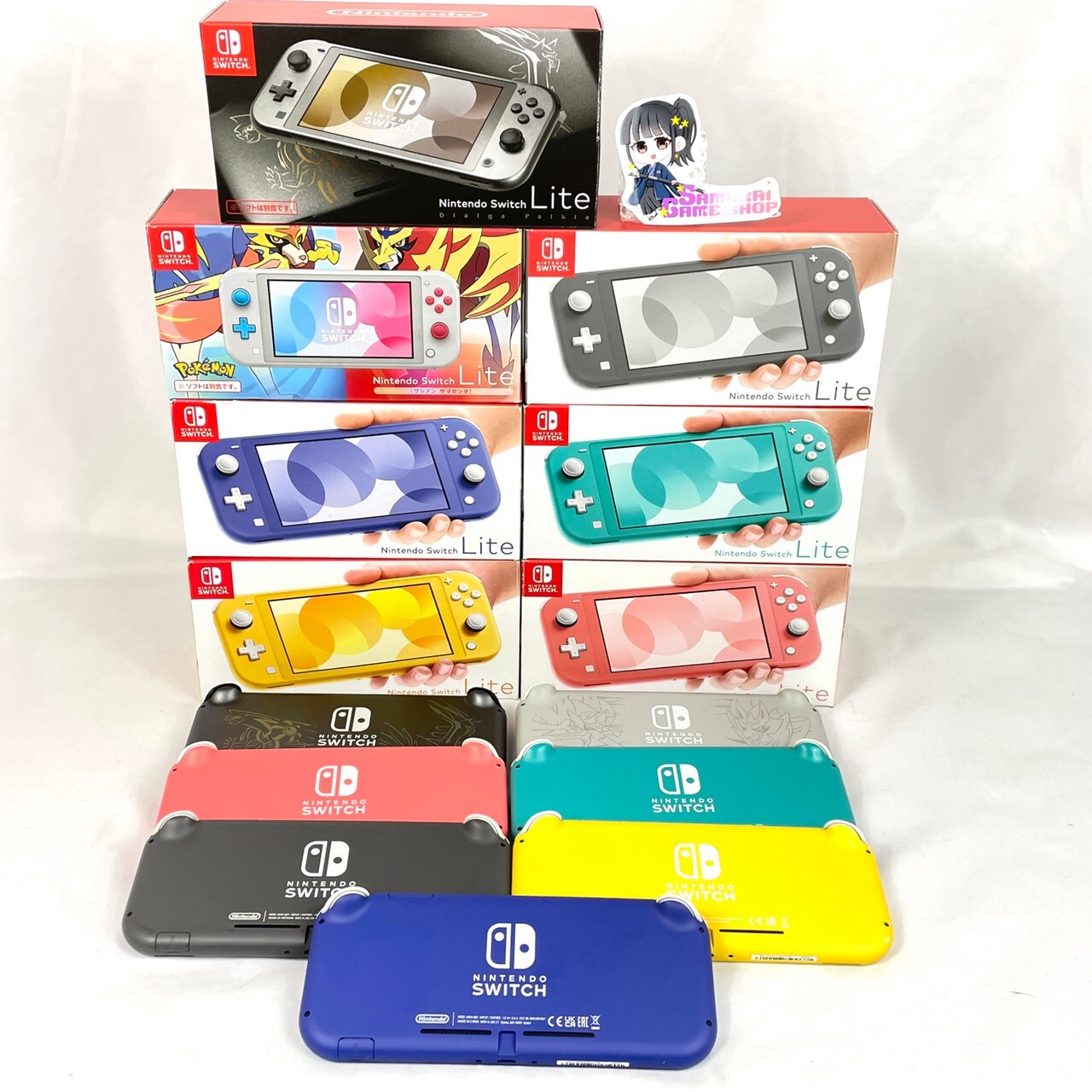 Nintendo Switch Lite Light Various colors to choose Console Japanese Box Charger